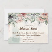 Invitation Éclairage À Chaîne, Éclat De Brosse, Dîner De Répé (Devant)