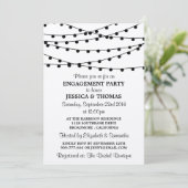 Invitation Éclairage À Chaîne Sur La Partie Rustique D'Engage (Debout devant)