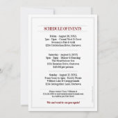 Invitation Éclairage Éclairage Couleurs de l'école Classe Réu (Dos)