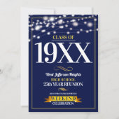 Invitation Éclairage Éclairage Couleurs de l'école Classe Réu (Devant)