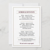 Invitation Éclairage Éclairage Couleurs de l'école Classe Réu (Dos)