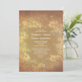 Invitation Éclairages à cordes & Branches Mariage rustique In (Debout devant)