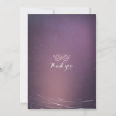 Invitation Éclairages à cordes et Mariage Arrière - plan pour (Dos)