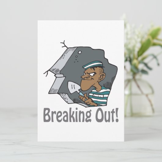 Invitation Éclatement (Debout devant)