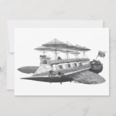 Invitation Éclipse de Dirigeable de Science-Fictio (Devant)