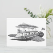 Invitation Éclipse de Dirigeable de Science-Fictio (Debout devant)