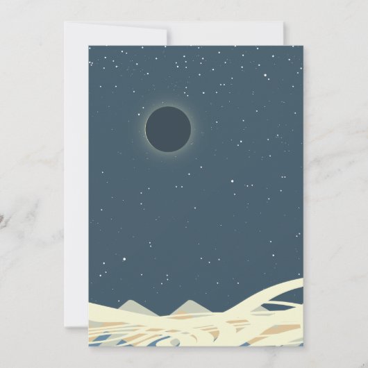 Invitation Éclipse de Sun Art avec "serpents" (Devant)