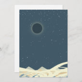 Invitation Éclipse de Sun Art avec "serpents" (Devant / Derrière)