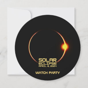 Invitation Éclipse solaire 8 avril 2024