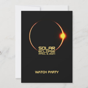 Invitation Éclipse solaire 8 avril 2024