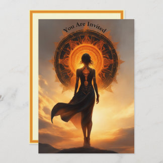 Invitation Éclipse solaire Affichage Partie entièrement perso