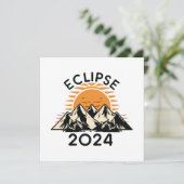 Invitation Éclipse solaire totale 2024 (Debout devant)