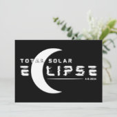 INVITATION ÉCLIPSE SOLAIRE TOTALE 2024  (Debout devant)