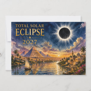 Invitation Éclipse solaire totale de 2027 en Égypte