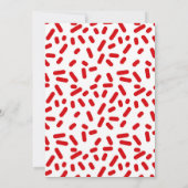 Invitation Éclosion de l'écrevisse Red Graduation Party Invit (Dos)