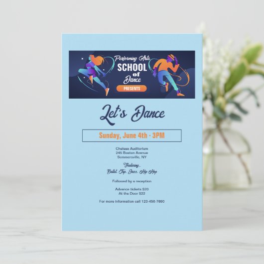 Invitation École de danse (Debout devant)