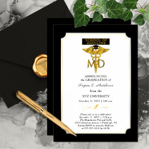 Invitation École de médecine   Diplôme de médecin