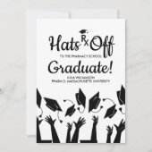 Invitation École de pharmacie Rx Grad Photo Party (Devant)