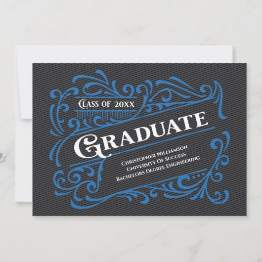 Invitation École de photographie moderne Vintage (Devant)