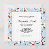 Invitation École de sciences infirmières RN Carré de diplôme (Dos)