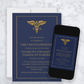 Invitation École de soins infirmiers Blue Gold de la Marine m