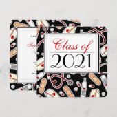 Invitation École de soins infirmiers de la RN Carré d'études  (Devant / Derrière)