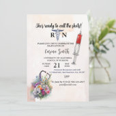 Invitation École de soins infirmiers Diplôme Fleur sauvage de (Debout devant)