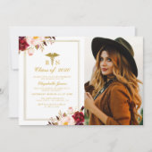 Invitation Ecole de soins infirmiers floraux de Bourgogne (Devant)