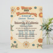 Invitation École d'infirmière super hippie personnalisée (Debout devant)