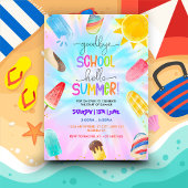 Invitation École Hello Summer Pool Party