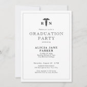 Invitation École Médicale de soins infirmiers diplômes modern (Devant)