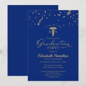 Invitation École Médicale de soins infirmiers Grad Party Gold (Devant / Derrière)