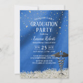 Invitation École Médicale de soins infirmiers Marine Bleu Gra (Devant)