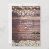 Invitation École Médicale de soins infirmiers Rustic Beach Gr (Devant)