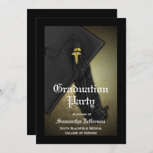 Invitation École Médicale ou fête d'études en soins infirmier