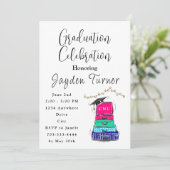 Invitation École secondaire valise de l'année scolaire (Debout devant)