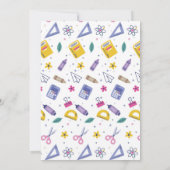 Invitation Écoles Notre Forever Retraite Party Enseignant (Dos)