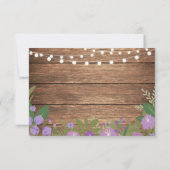 Invitation Économies de photo de mariage le fiançailles en (Dos)