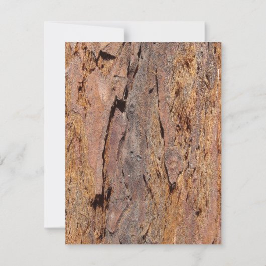 Invitation Écorce de séquoias (Dos)