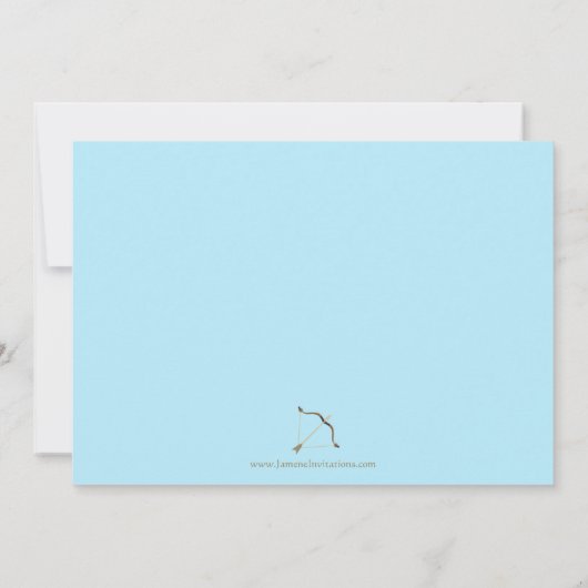 Invitation écossais mignon de fête d'anniversaire (Dos)