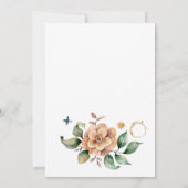 Invitation Écouter bientôt un petit oiseau à l'intérieur du b (Dos)