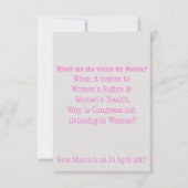 Invitation Écouter les femmes (2017) (Devant)