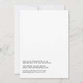 Invitation Écran brillant de l'économiseur d'écran Partie de (Dos)