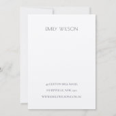 Invitation Écran d'oreille rose Gold Shimmer frappe le collie (Dos)