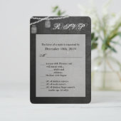 Invitation Écran Lights de la chaîne de caractères Mason Jar (Debout devant)