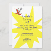 Invitation Écrevisses de partie de partie/invitations de (Dos)