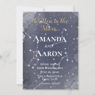Invitation Écrit dans les étoiles