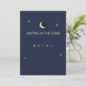 Invitation Écrit dans les étoiles (Debout devant)