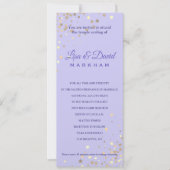 Invitation Écrit Dans Les Étoiles Mariage Réception Invitatio (Devant)