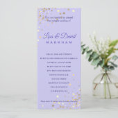 Invitation Écrit Dans Les Étoiles Mariage Réception Invitatio (Debout devant)